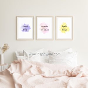 Manifestation affirmation wall art print download